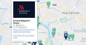 Карта 3Д-туров г. Астана